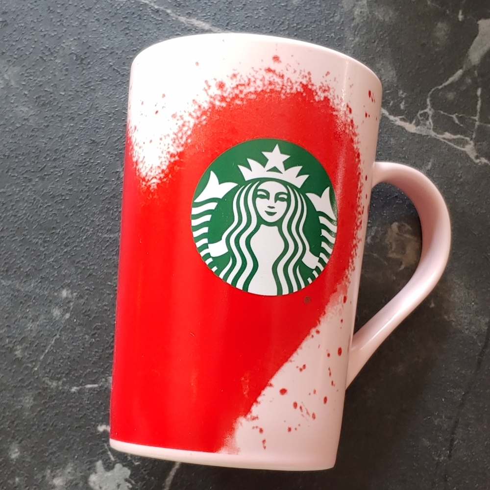 Matte Pink Starbucks 11 Ounce Heart Mug